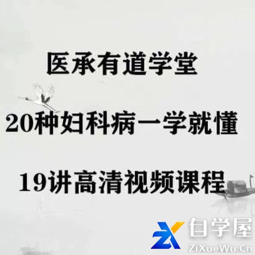 医承有道学堂 20种妇科病一学就懂.jpg